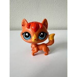 Littlest Pet Shop #3851 Kimmie Katz Orange Cat Blue Eyes Pawsabilities LPS